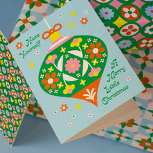 Load image into Gallery viewer, Merry Little Ornament Christmas Card