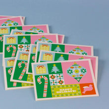 Load image into Gallery viewer, Colorblock Holiday Card