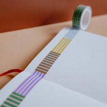 Load image into Gallery viewer, Colorful Stripes Washi Tape