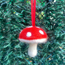 Load image into Gallery viewer, Toadstool Felt Ornament