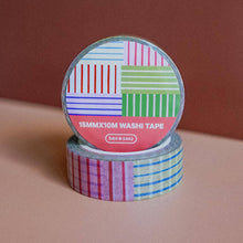 Load image into Gallery viewer, Colorful Stripes Washi Tape