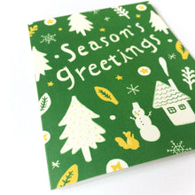 Load image into Gallery viewer, Season's Greetings Holiday Greeting Card