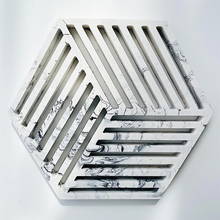 Load image into Gallery viewer, Marble Hexagon Decorative Plate