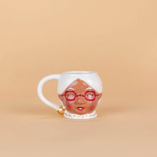 Load image into Gallery viewer, Mrs. Cocoa Claus Mug in Caramel