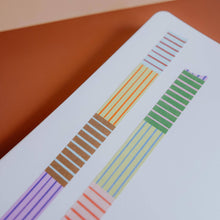 Load image into Gallery viewer, Colorful Stripes Washi Tape
