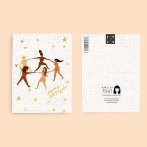 Ring Around The Daisies Birthday Card