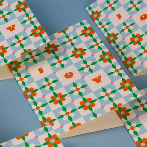 Joy Tiles Card