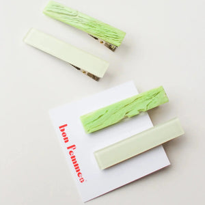 Femmes Hair Clip Set | Green