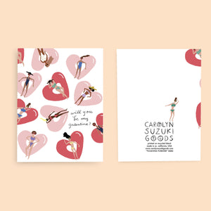 Floating Forever Valentine’s Day Card