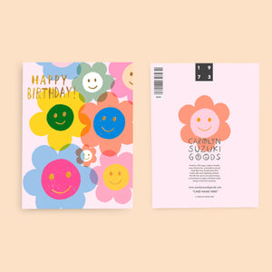 Smiling At You Daisy Birthday Card