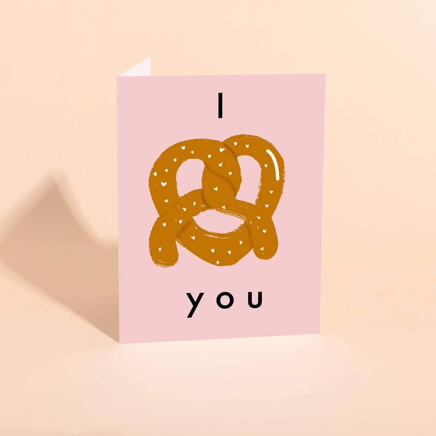 Pretzel Love Greeting Card