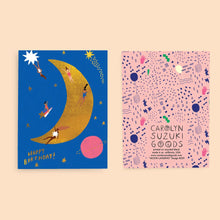 Load image into Gallery viewer, Moonlanding Foil Birthday Card
