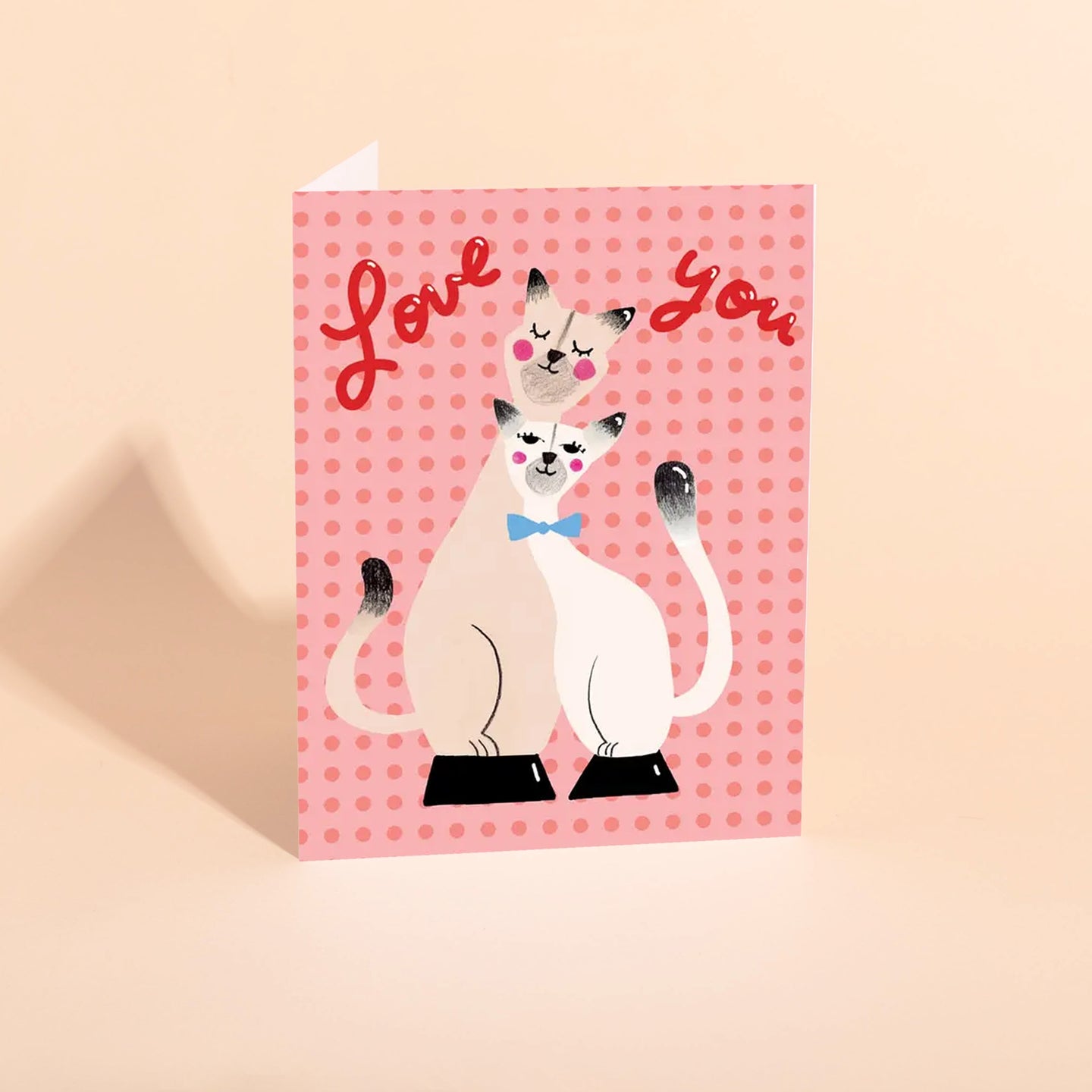 Porcelain Kitties Greeting Card