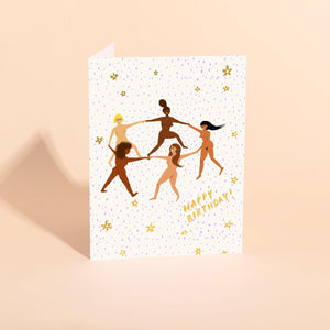 Ring Around The Daisies Birthday Card