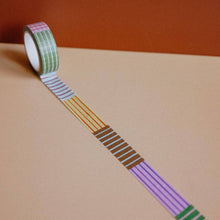 Load image into Gallery viewer, Colorful Stripes Washi Tape
