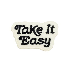 Take It Easy Chain Stitched Patch