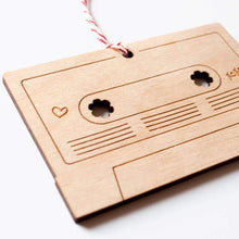 Load image into Gallery viewer, Mix Tape Laser-Cut Ornament
