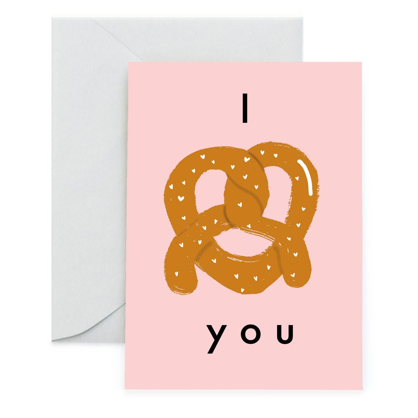 Pretzel Love Greeting Card