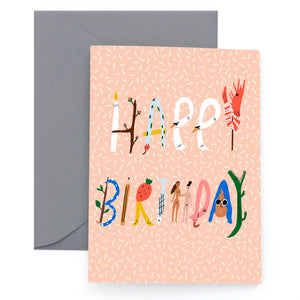 Spell It Out Birthday Card