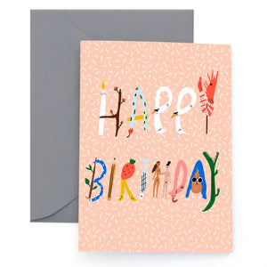 Spell It Out Greeting Card