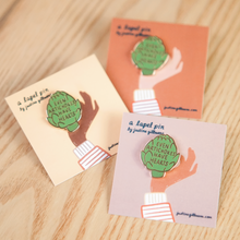 Load image into Gallery viewer, Artichoke Enamel Pin
