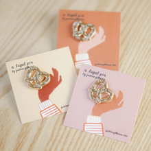 Load image into Gallery viewer, Pretzel Enamel Pin
