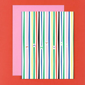 Party Streamers Card