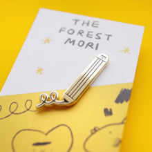 Load image into Gallery viewer, Scribbling Pencil Enamel Pin
