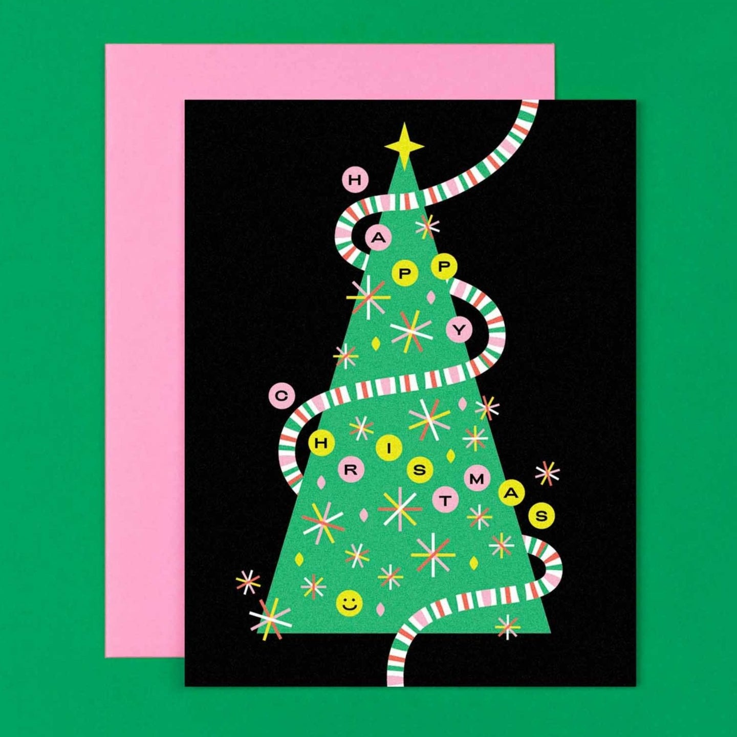 Happy Tree Christmas Card