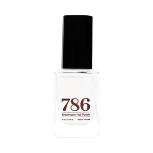 white nail polish