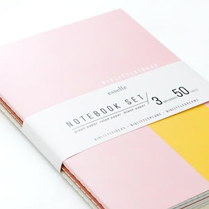 Big Little Softcover Notebook, set of 3