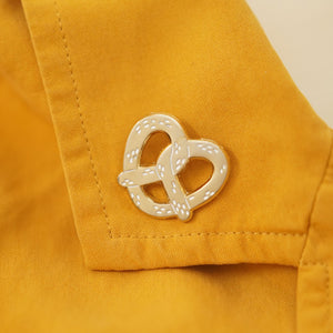 Pretzel Enamel Pin