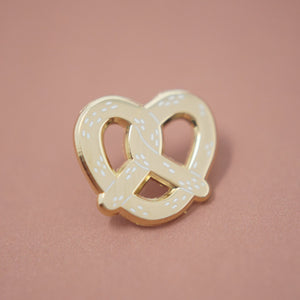 Pretzel Enamel Pin