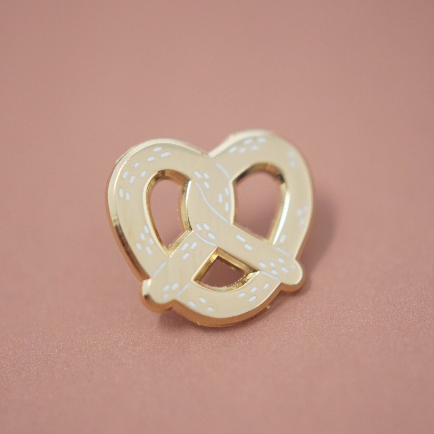Pretzel Enamel Pin