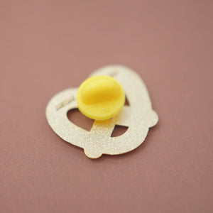 Pretzel Enamel Pin