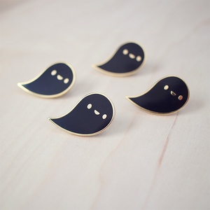 Ghost Enamel Pin