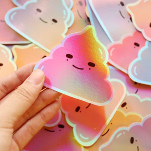 Shiny Sticky Shit Sticker