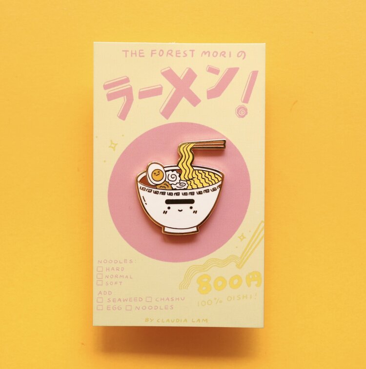 Oishi Ramen Enamel Pin