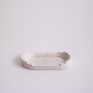 Scala Long Tray | Light Marble
