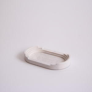 Scala Long Tray | Light Marble