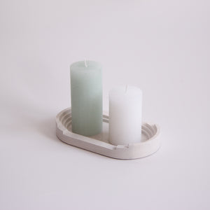 Scala Long Tray | Light Marble