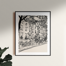 Load image into Gallery viewer, Brownstone Art Print
