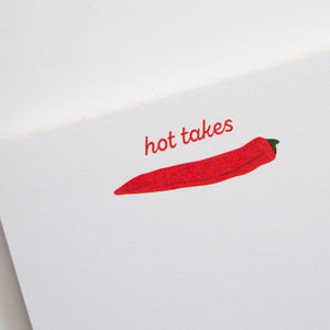 Hot Takes Notepad