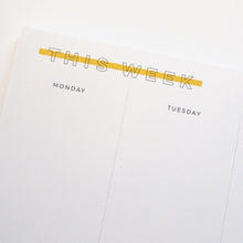 Load image into Gallery viewer, Bright Weekly Plan Notepad
