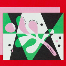 Load image into Gallery viewer, Meet Me Under The Mistletoe Holiday Card | single + set

