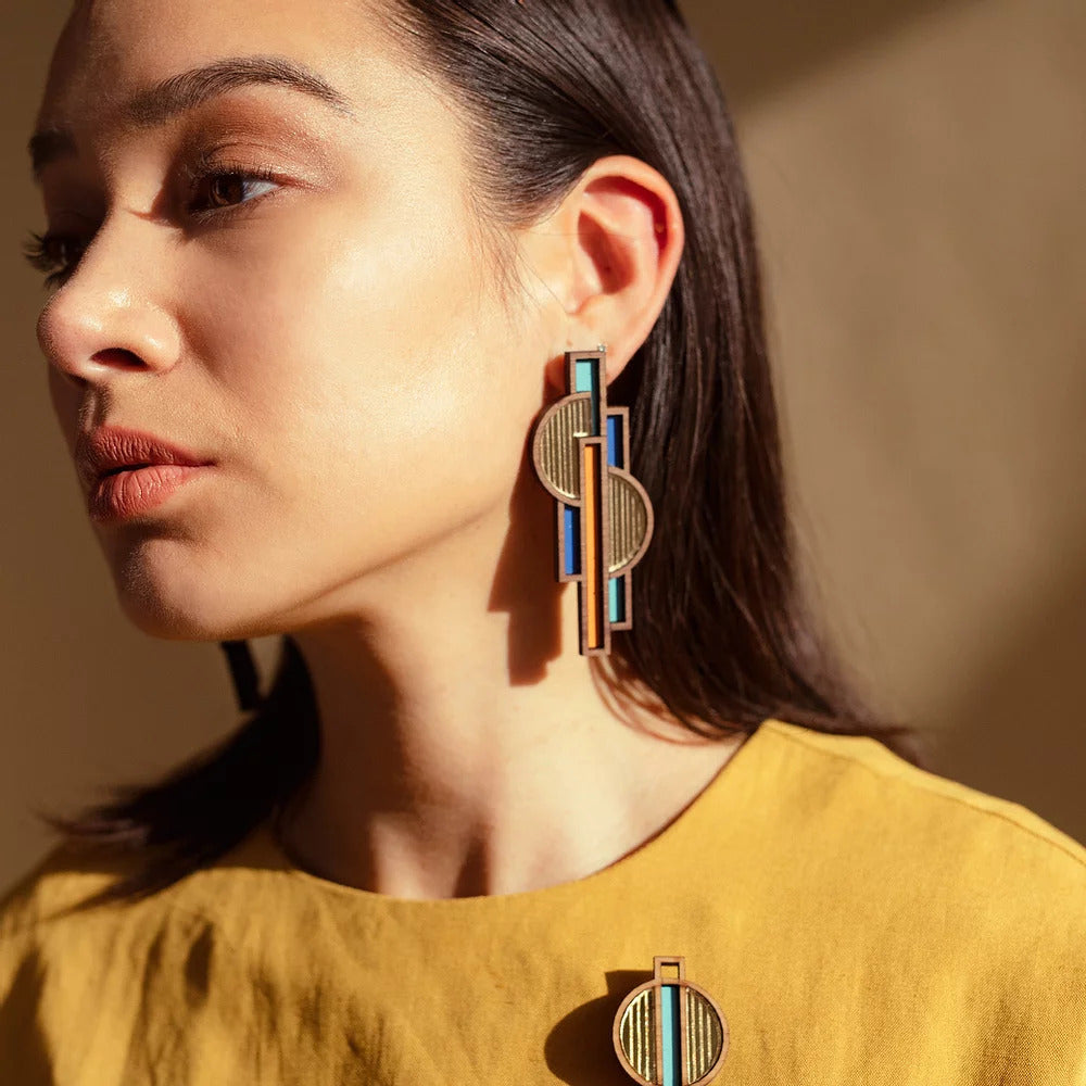 Apollo Earrings | Orange