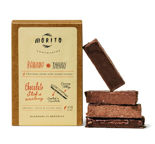 Banana Tahini Chocolate Sticks