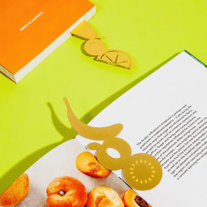 Brass Bookmark in Banana
