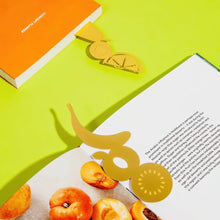 Load image into Gallery viewer, Brass Bookmark in Pear
