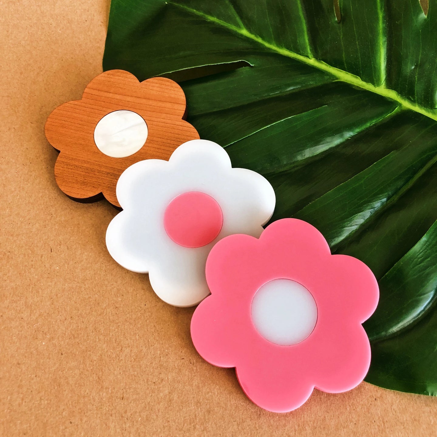 Flower Compact Mirrors
